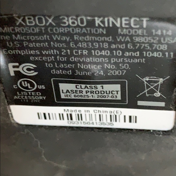 Microsoft Xbox 360 Kinect Sensor euc - Picture 3 of 4